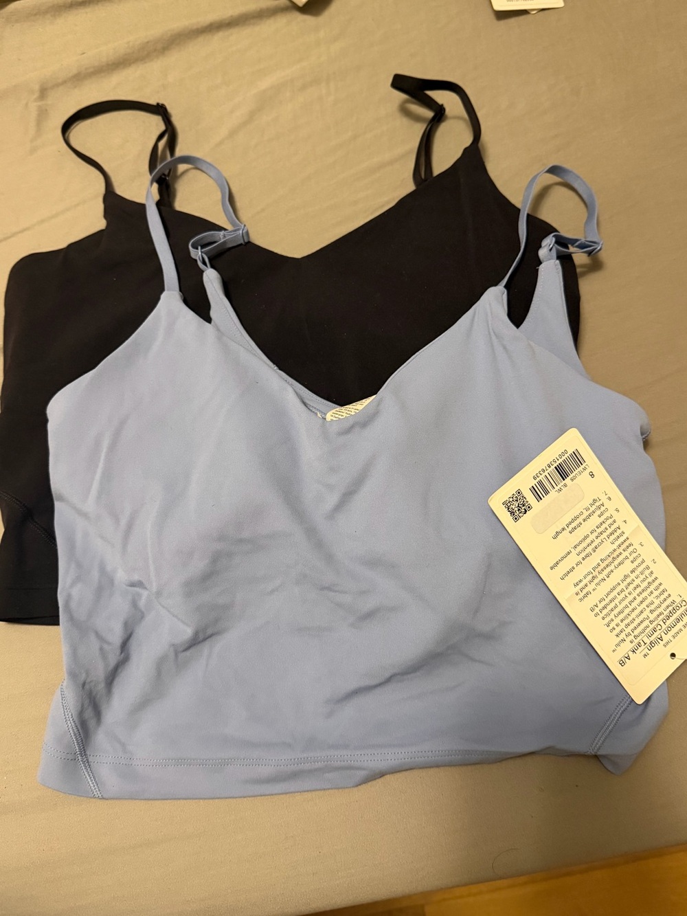 Lululemon align cami tank- Light Blue and Black